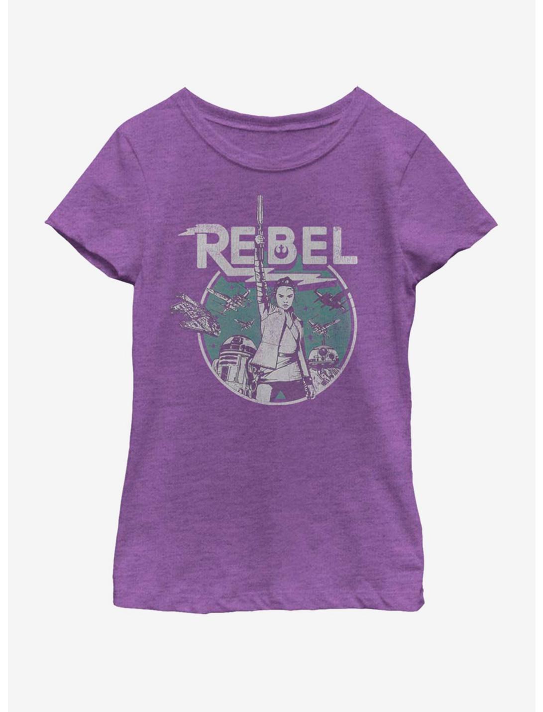 Star Wars Rebel Youth Girls T-Shirt, PURPLE BERRY, hi-res