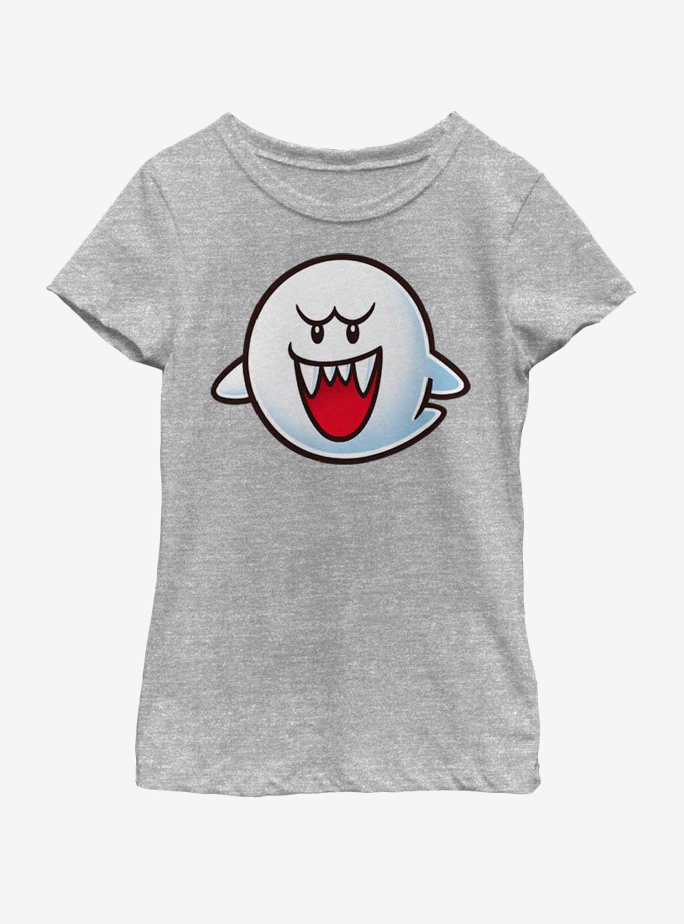 Nintendo Boo Face Youth Girls T-Shirt, , hi-res