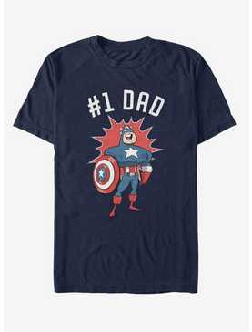 Marvel Captain America No 1 DAD T-Shirt, , hi-res