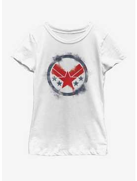 Marvel Avengers: Endgame War Machine Spray Logo Youth Girls T-Shirt, , hi-res