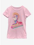 Marvel Captain Marvel Pop Star Youth Girls T-Shirt, PINK, hi-res