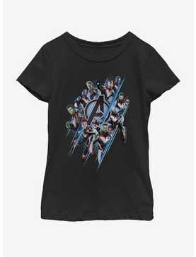 Marvel Avengers: Endgame Avengers Suit Up Youth Girls T-Shirt, , hi-res