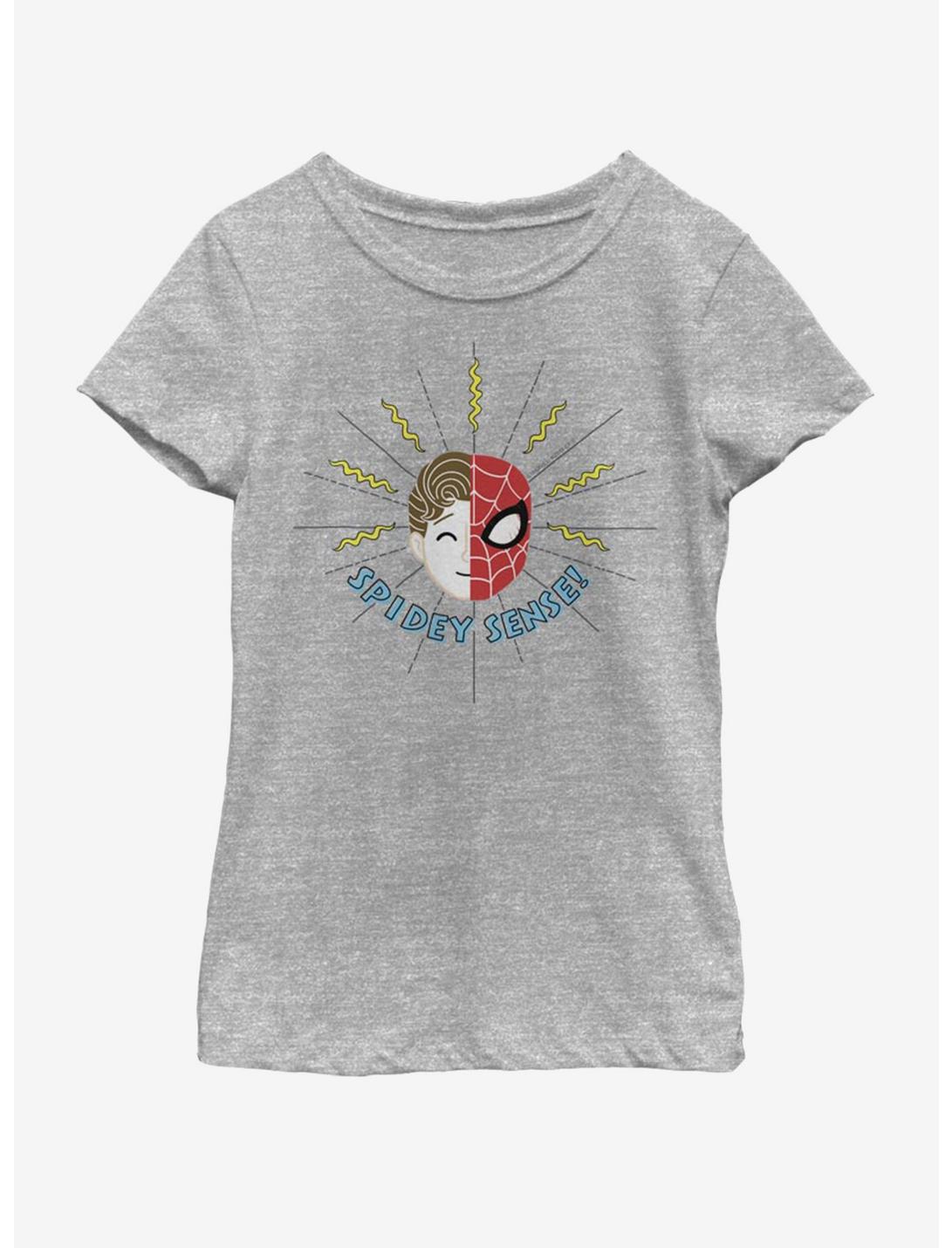 Marvel Spiderman Far From Home Spidey Sense Youth Girls T-Shirt, ATH HTR, hi-res