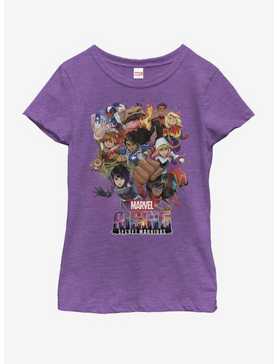 Marvel Secret Warrior Stack Up Youth Girls T-Shirt, , hi-res