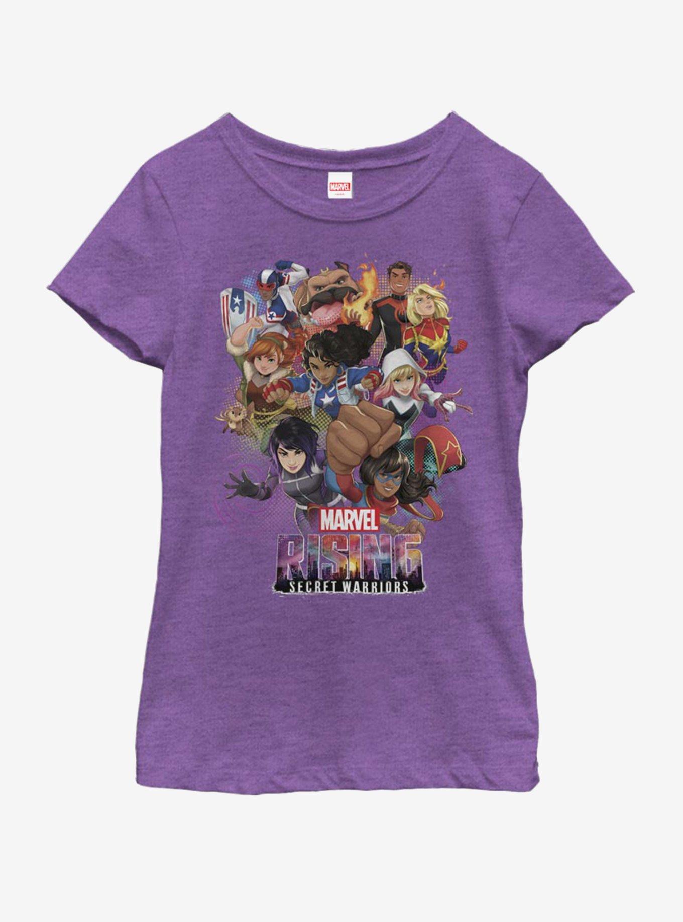 Marvel Secret Warrior Stack Up Youth Girls T-Shirt, , hi-res
