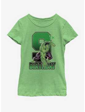 Marvel Hulk 9th Bday Youth Girls T-Shirt, , hi-res