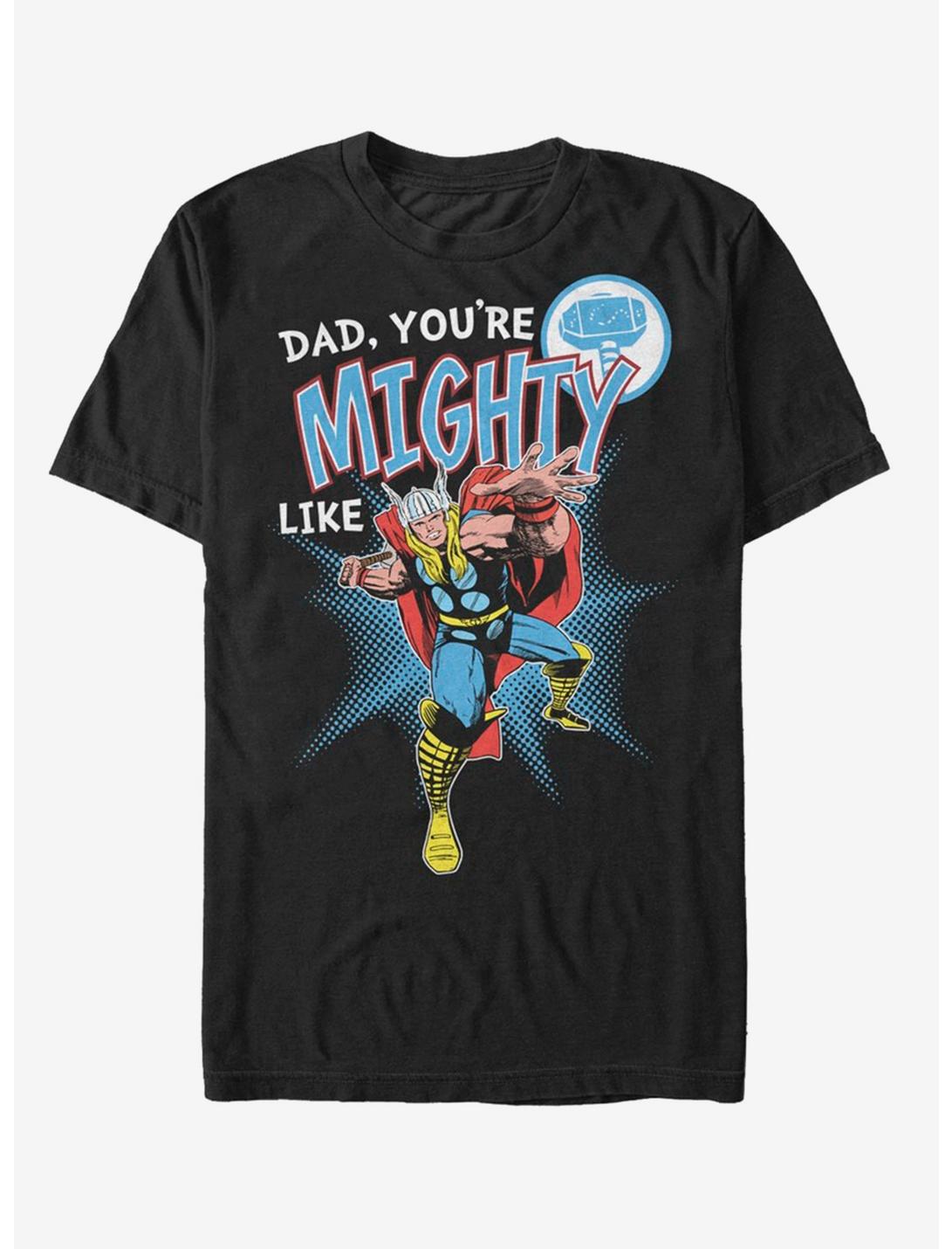 Marvel Thor Mighty like Dad T-Shirt, BLACK, hi-res