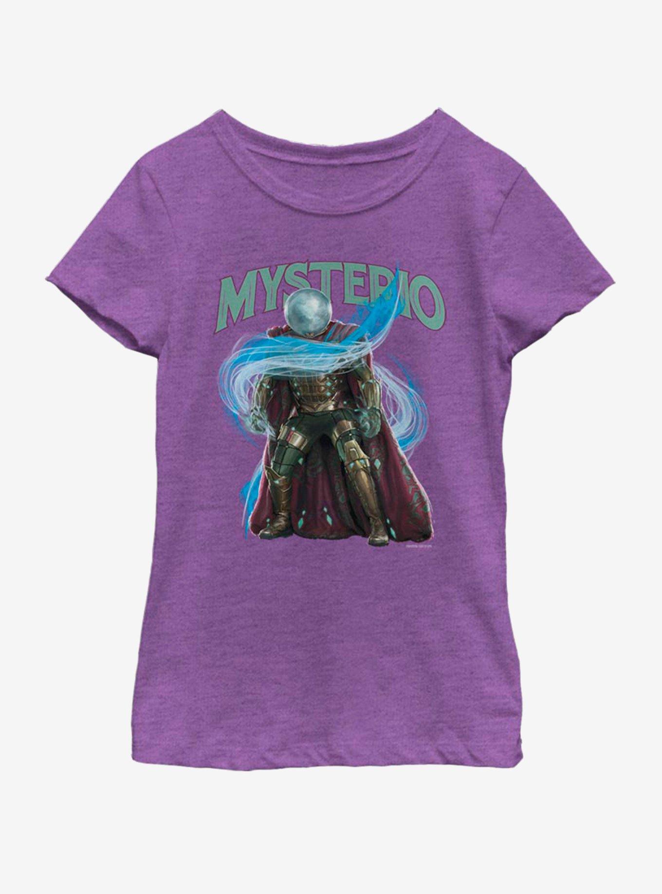 Marvel Spiderman: Far From Home Mysterio Stance Youth Girls T-Shirt, , hi-res