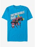 Disney Pixar Incredibles Credible Father T-Shirt, TURQ, hi-res