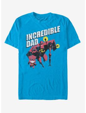 Disney Pixar Incredibles Credible Father T-Shirt, TURQ, hi-res