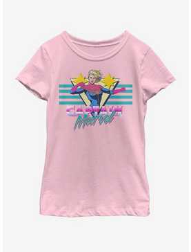 Marvel Captain Marvel Wave Youth Girls T-Shirt, , hi-res
