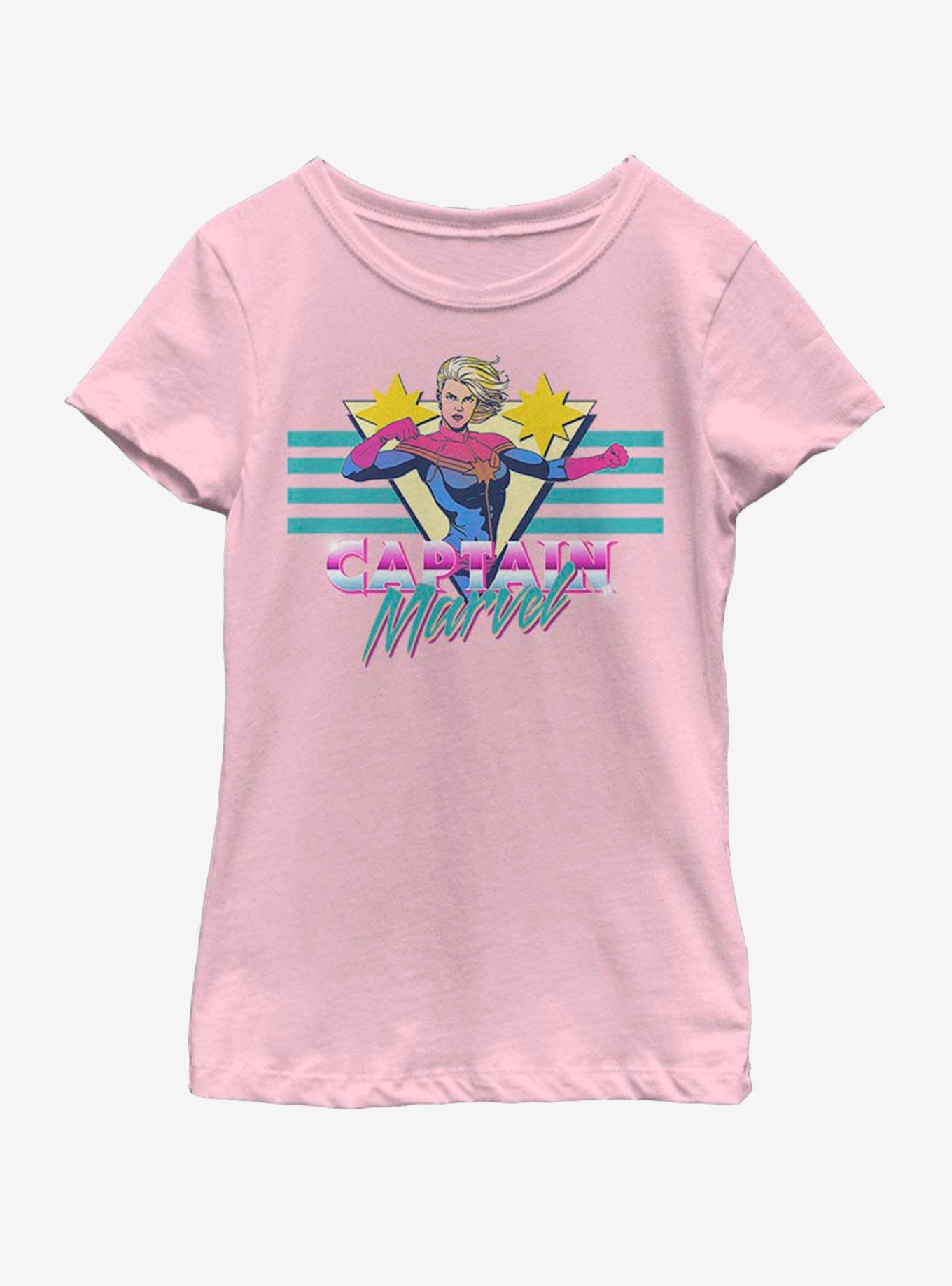 Marvel Captain Marvel Wave Youth Girls T-Shirt, , hi-res