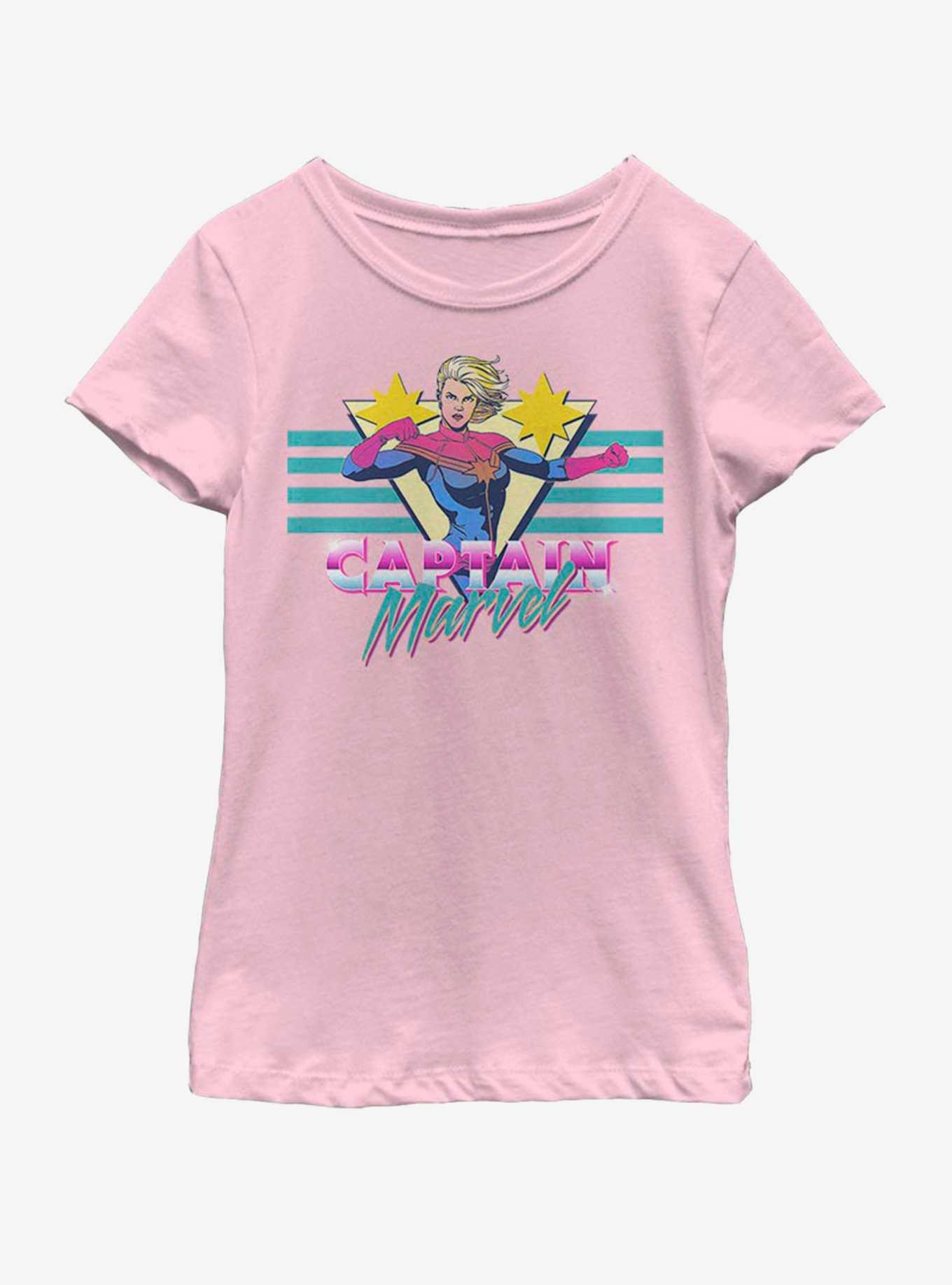 Marvel Captain Marvel Wave Youth Girls T-Shirt, , hi-res