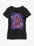 Marvel Avengers: Endgame Avengers Poster Youth Girls T-Shirt, BLACK, hi-res