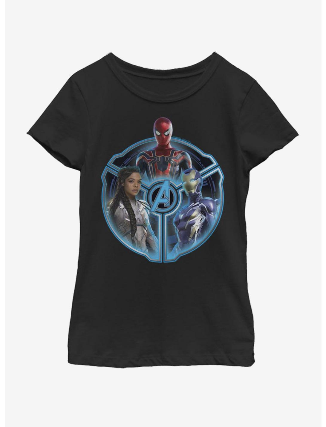 Marvel Avengers: Endgame Trio Sigil Youth Girls T-Shirt, BLACK, hi-res