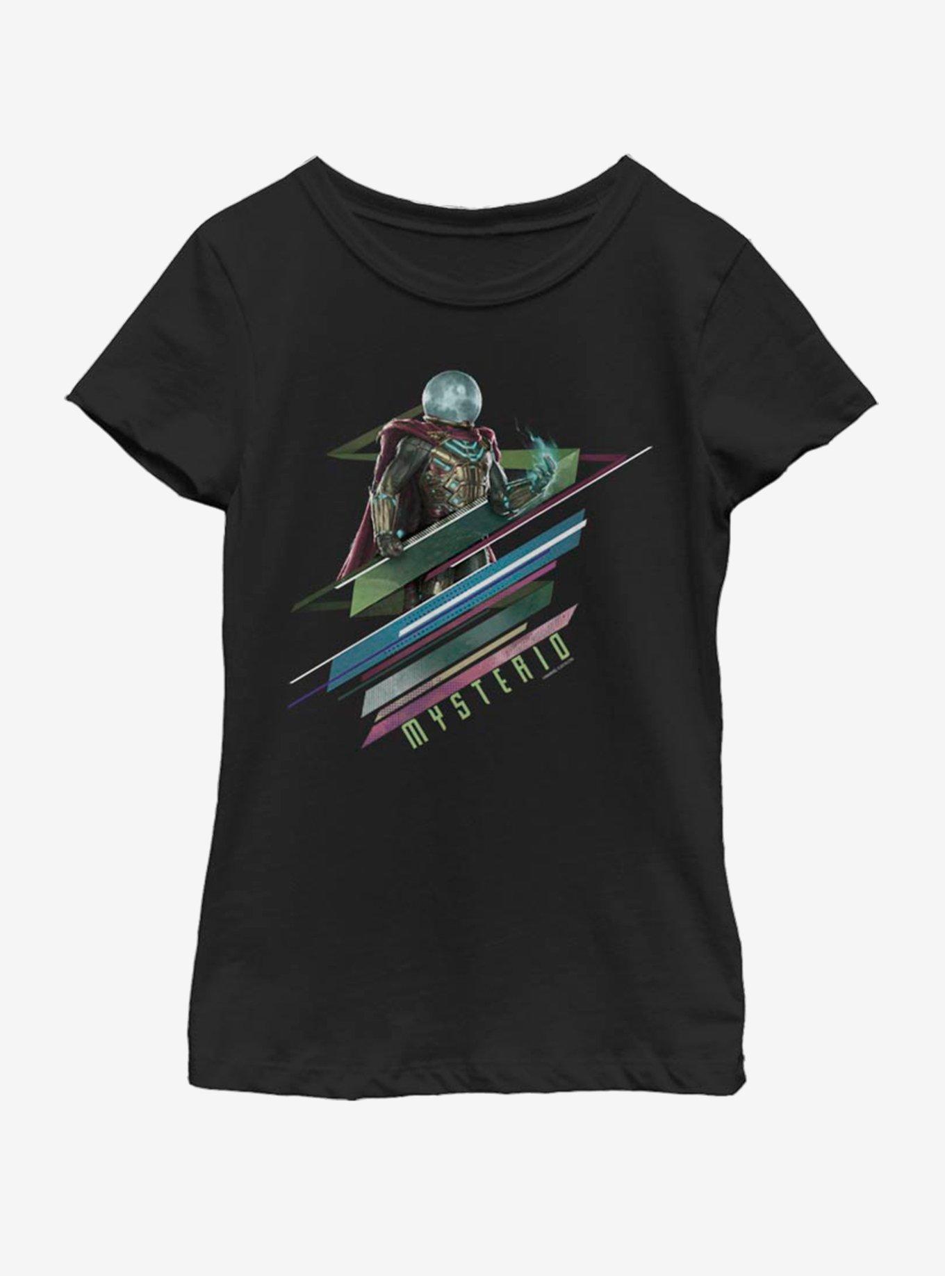 Marvel Spiderman Far From Home Mysterio Magic Ribbons Youth Girls T-Shirt, , hi-res