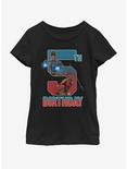 Marvel Black Panther Shuri Okoye 5th Bday Youth Girls T-Shirt, BLACK, hi-res