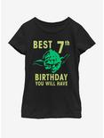 Star Wars Yoda Seventh Youth Girls T-Shirt, BLACK, hi-res