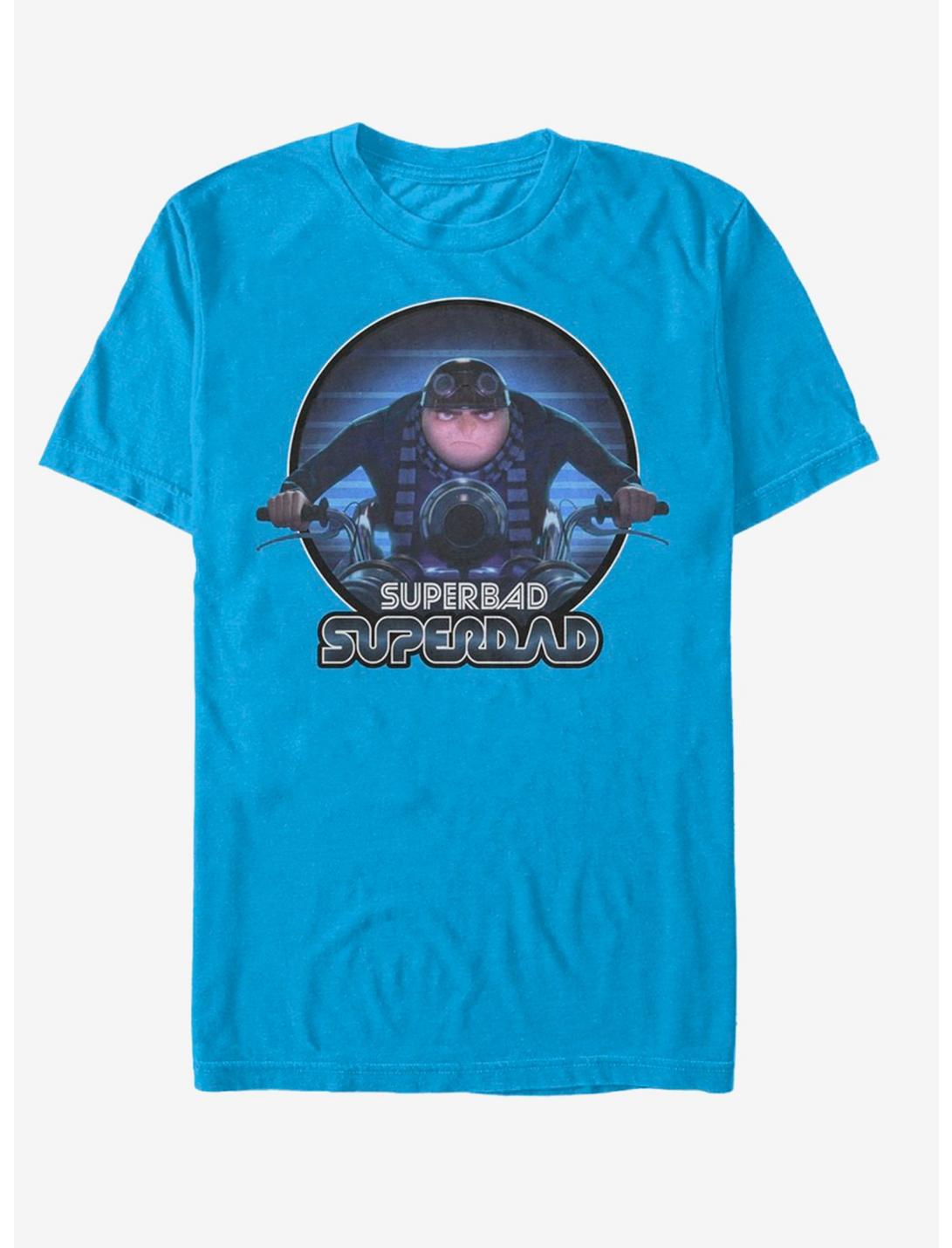 Universal Despicable Me Superbad Moto Dad T-Shirt, TURQ, hi-res