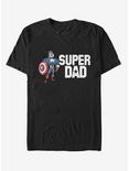 Marvel Captain America SUPER DAD T-Shirt, BLACK, hi-res