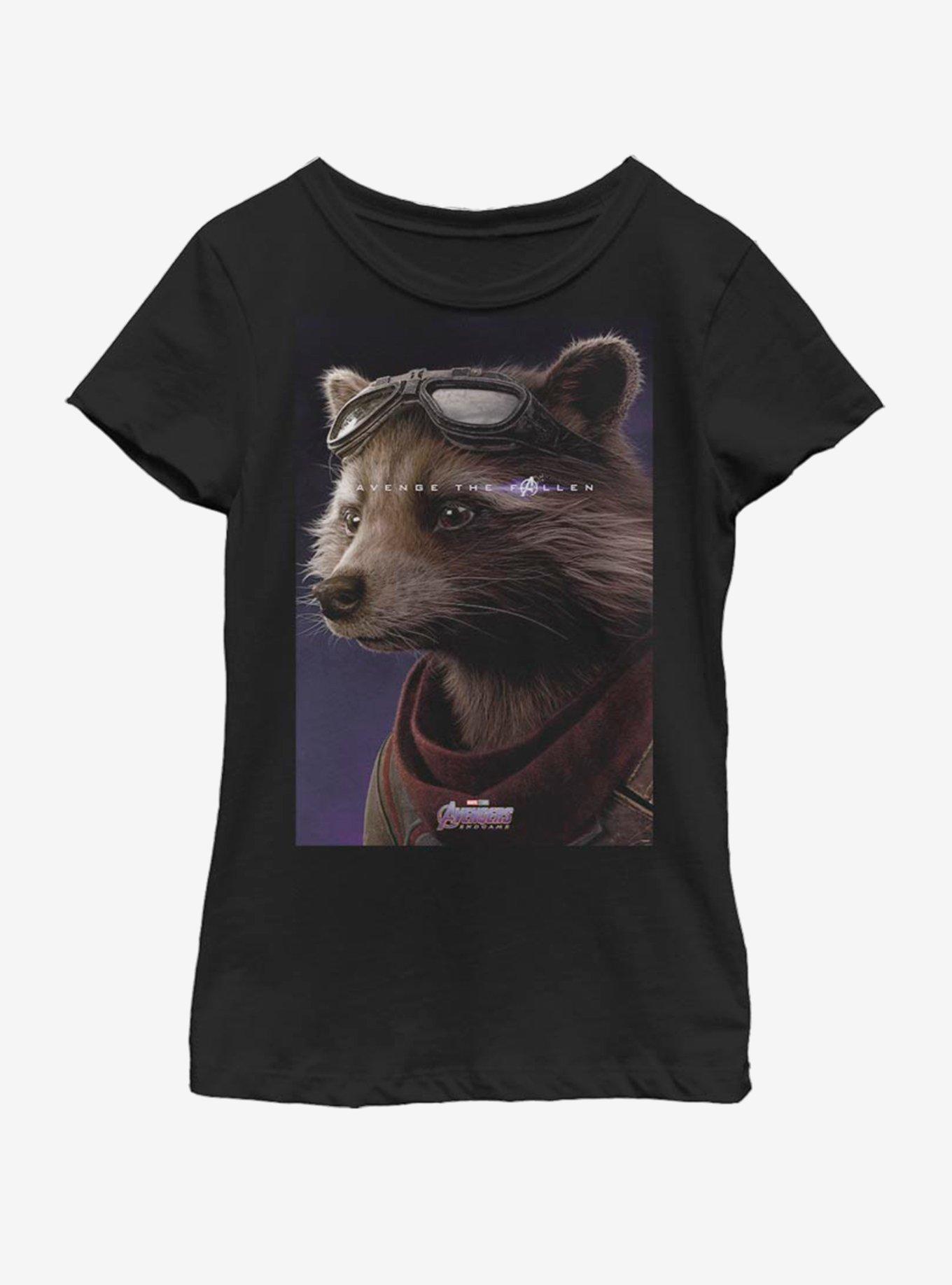 Marvel Avengers: Endgame Rocket Avenge Youth Girls T-Shirt, , hi-res
