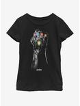 Marvel Spiderman Far From Home Shattered Logo Youth Girls T-Shirt, BLACK, hi-res