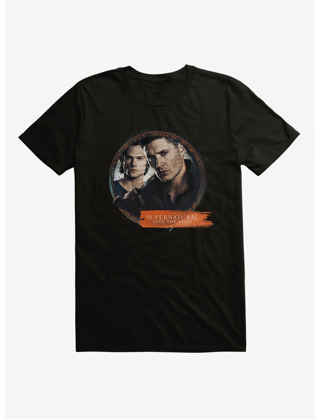 Supernatural Sam and Dean Join The Hunt T-Shirt, BLACK, hi-res