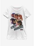 Marvel Silhouette Squad Youth Girls T-Shirt, WHITE, hi-res