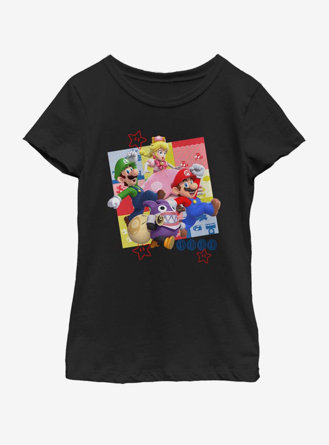 Nintendo Two Tone Jum Youth Girls T-Shirt, , hi-res