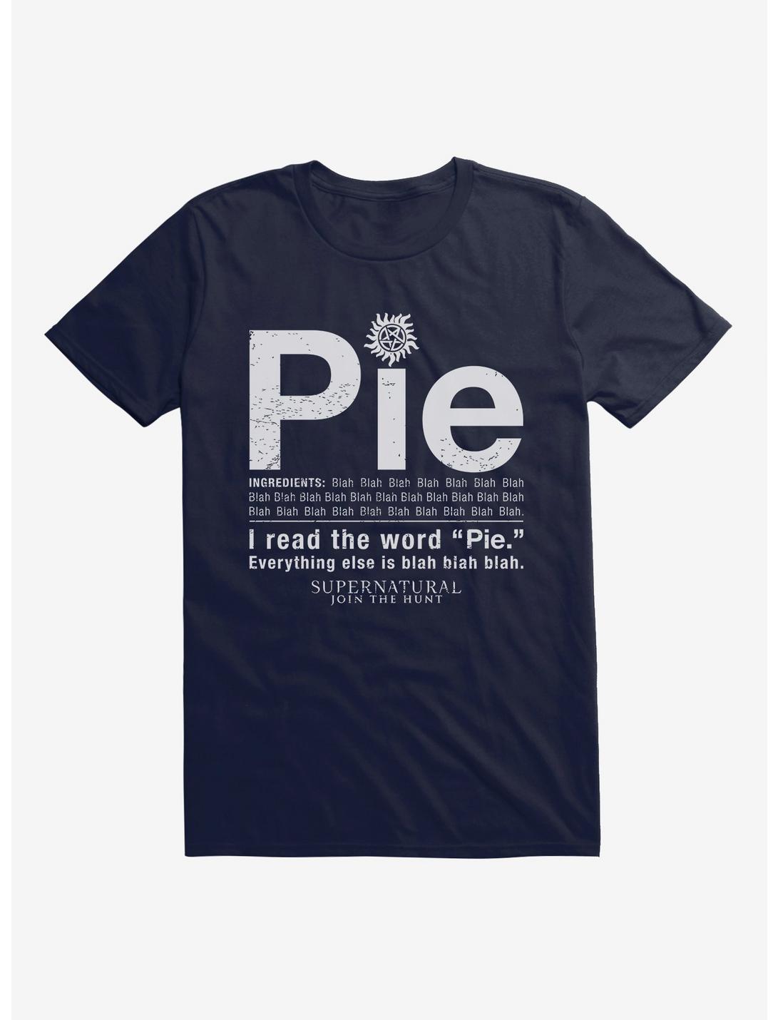Supernatural Pie T-Shirt, NAVY, hi-res