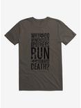 Supernatural Run Toward Death T-Shirt, SMOKE, hi-res