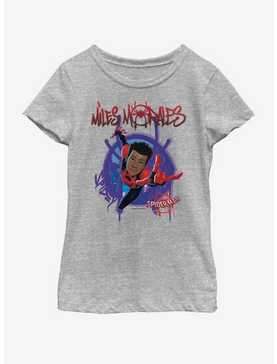 Marvel Spiderman Painted Miles Youth Girls T-Shirt, , hi-res