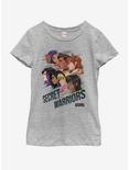 Marvel Silhouette Squad Youth Girls T-Shirt, ATH HTR, hi-res