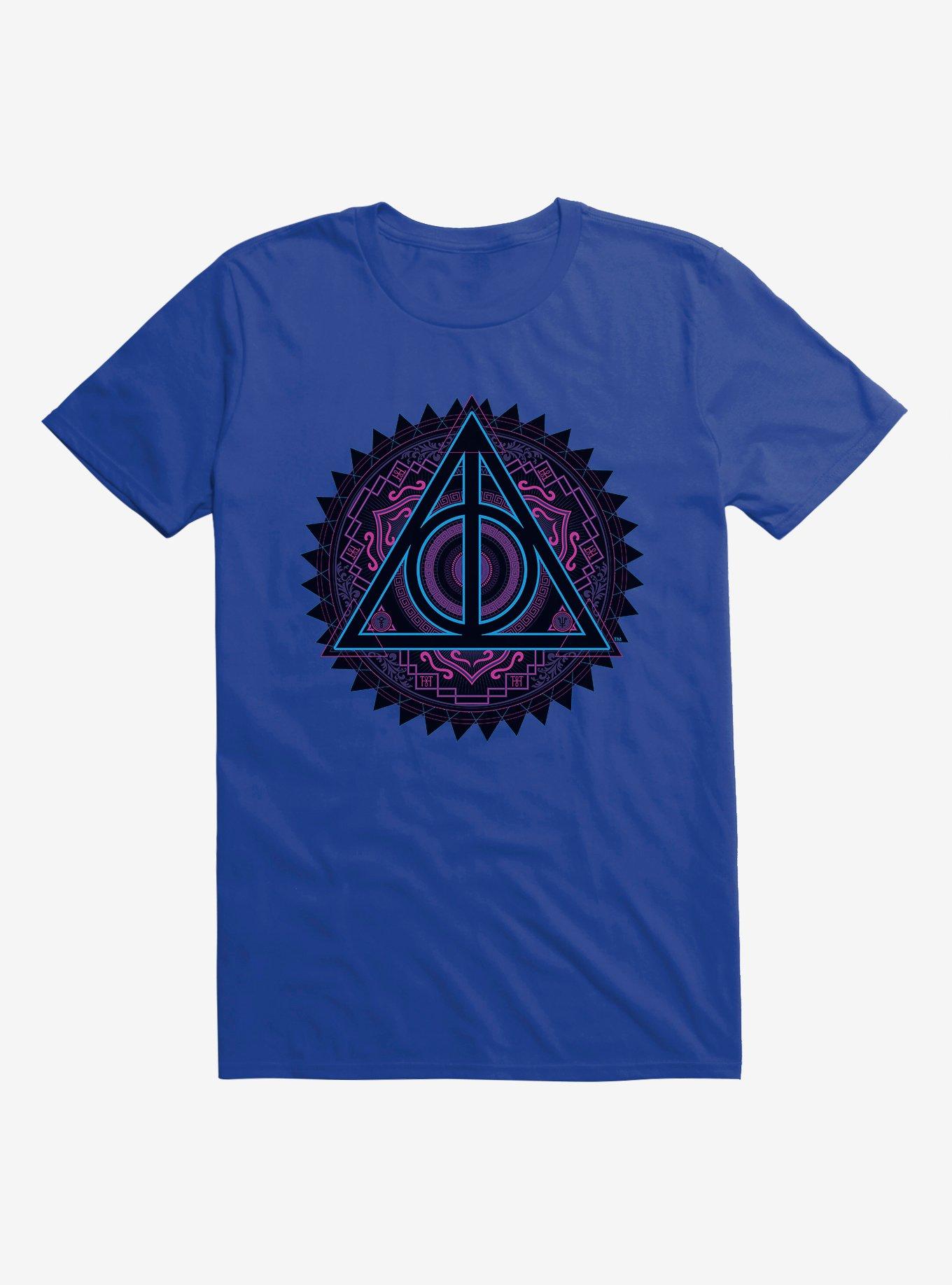 Harry Potter Deathly Hallows Symbols T-Shirt, ROYAL BLUE, hi-res