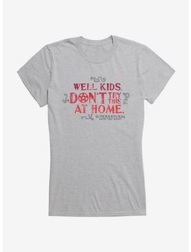Supernatural Don't Try This At Home Girls T-Shirt, , hi-res