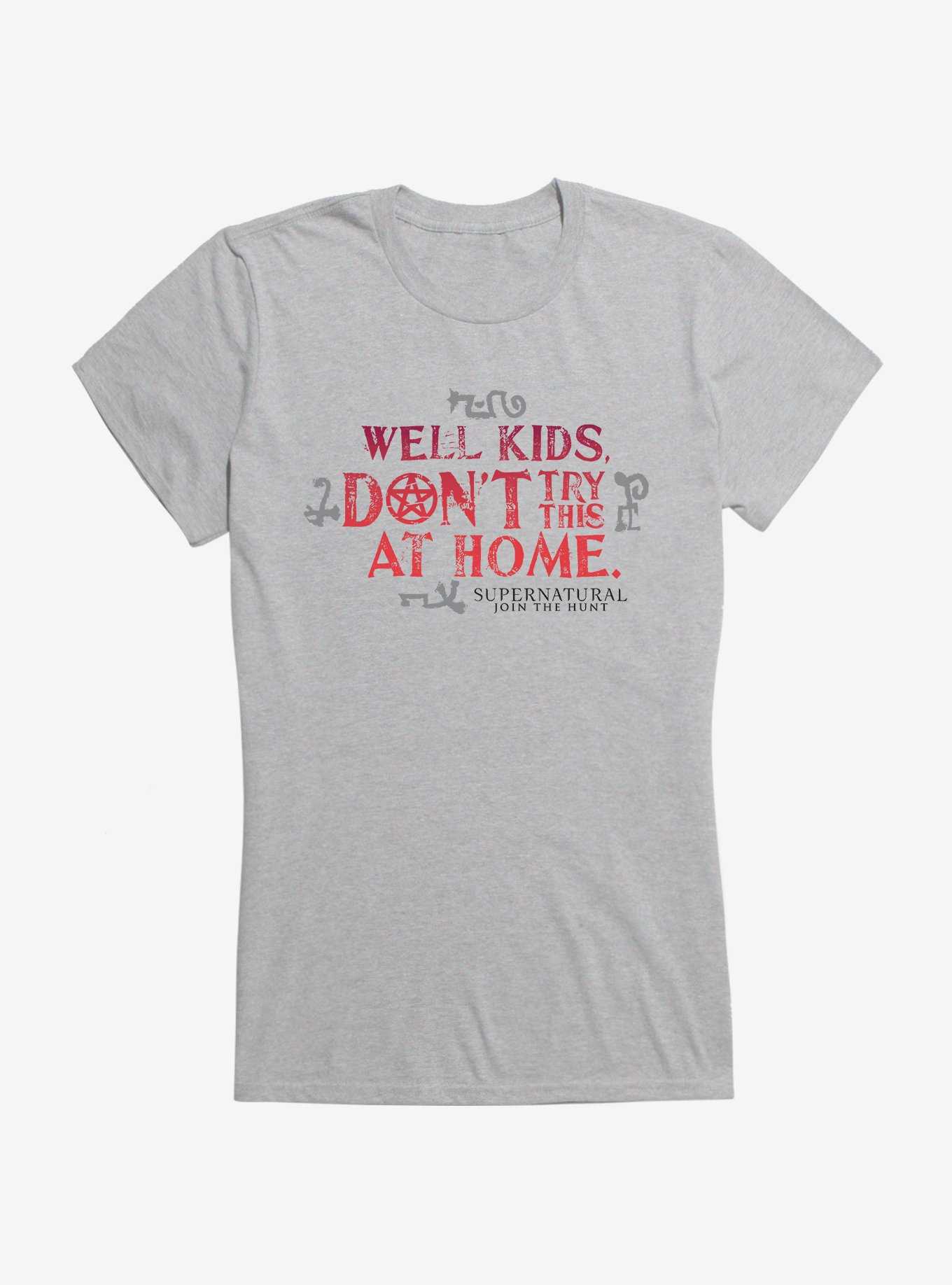 Supernatural Don't Try This At Home Girls T-Shirt, , hi-res