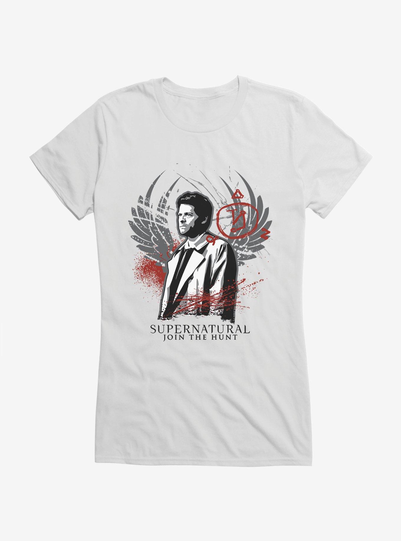 Supernatural Castiel Girls T-Shirt, , hi-res