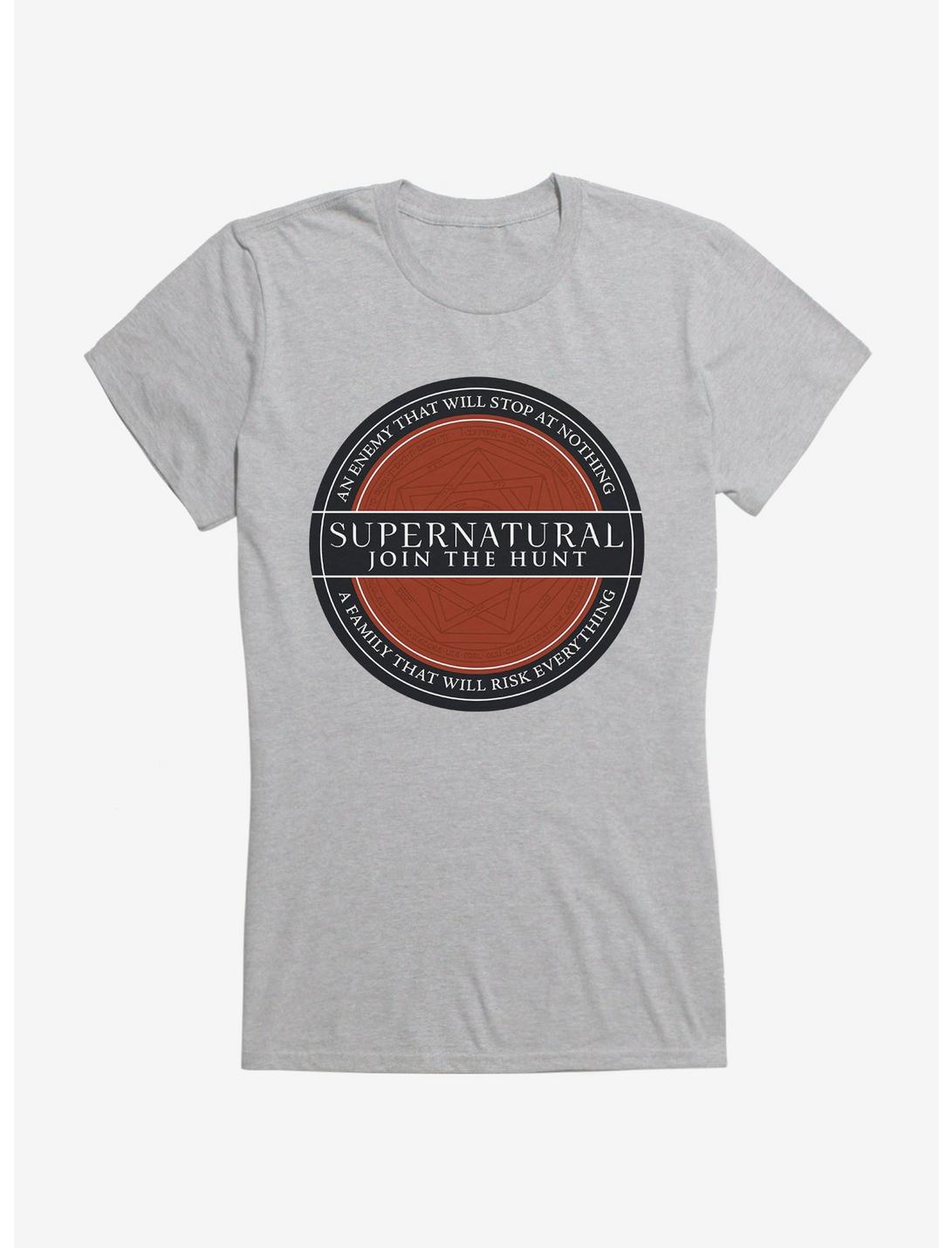 Supernatural Family Emblem Girls T-Shirt, HEATHER, hi-res