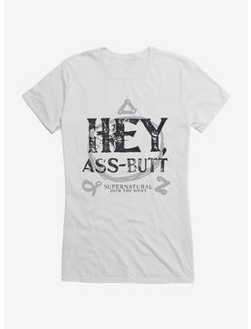 Supernatural Hey Ass-Butt Girls T-Shirt, , hi-res