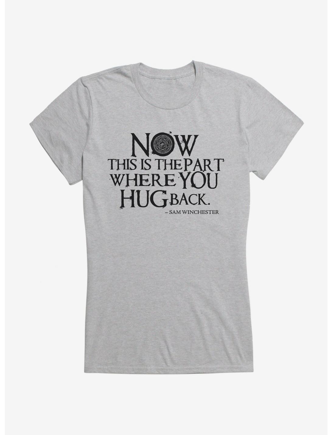 Supernatural Hug Girls T-Shirt, HEATHER, hi-res