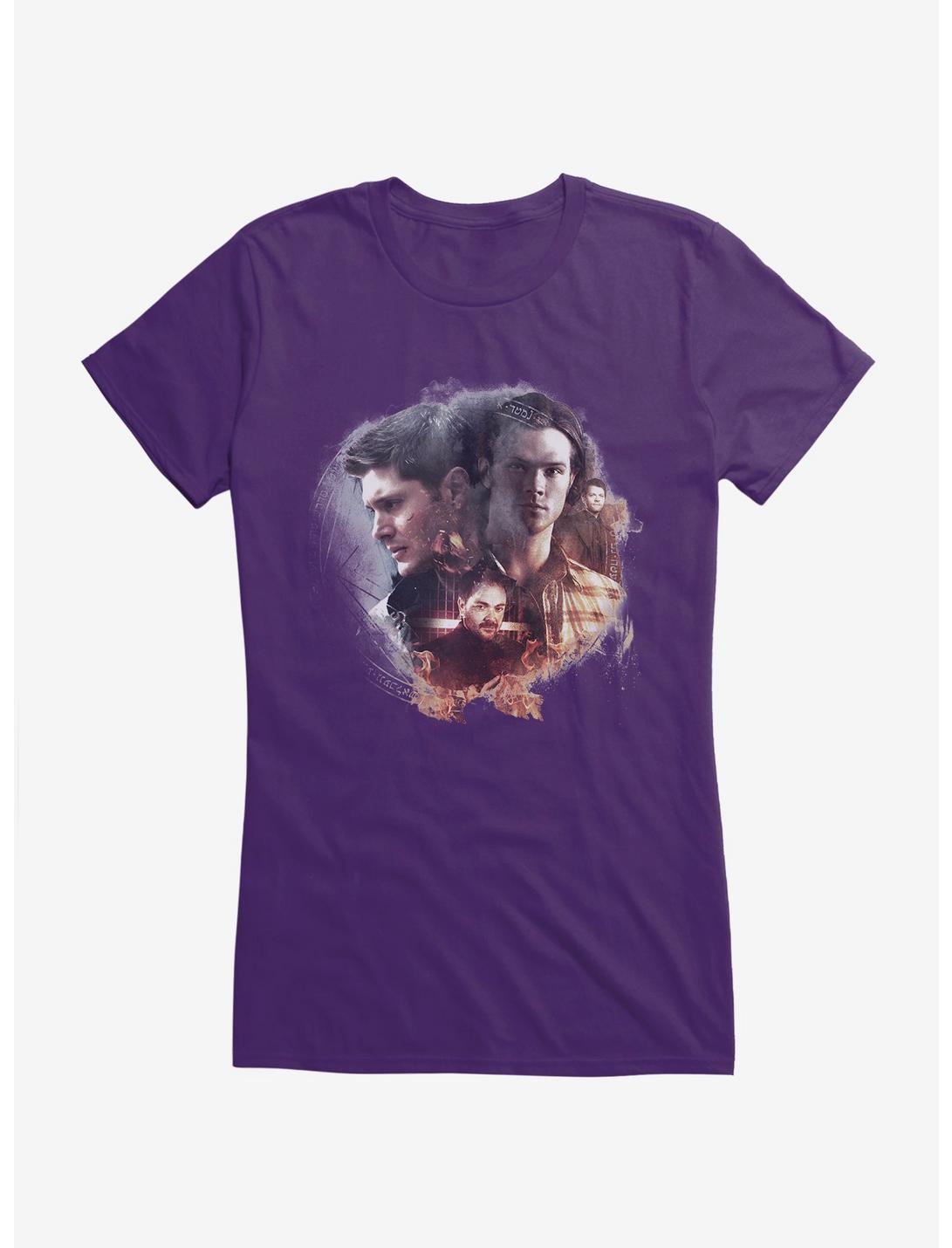 Supernatural Sam, Dean and Crowley Girls T-Shirt, , hi-res