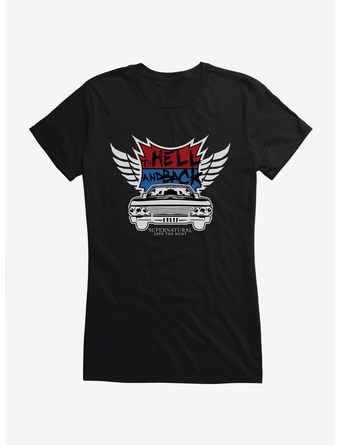 Supernatural To Hell and Back Girls T-Shirt, BLACK, hi-res