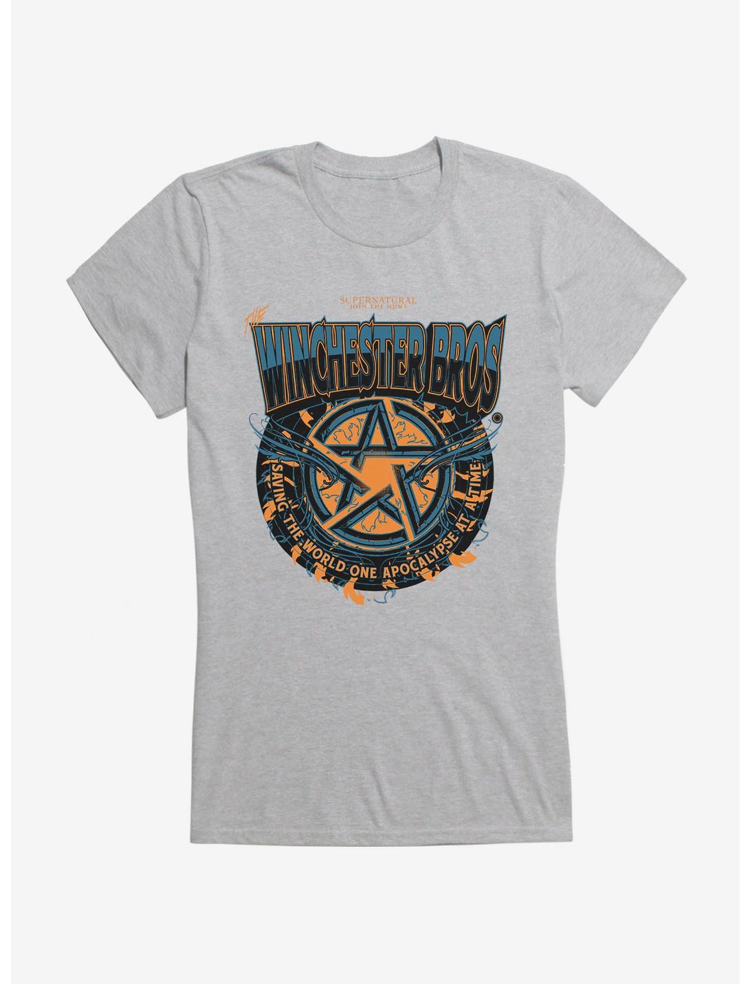 Supernatural Winchester Bros Pentagram Girls T-Shirt, , hi-res