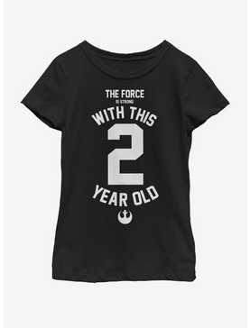 Star Wars Force Sensitive Two Youth Girls T-Shirt, , hi-res