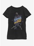 Marvel Spiderman Far From Home Vacation Fury Youth Girls T-Shirt, BLACK, hi-res