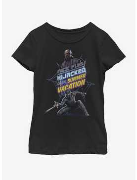 Marvel Spiderman Far From Home Vacation Fury Youth Girls T-Shirt, , hi-res