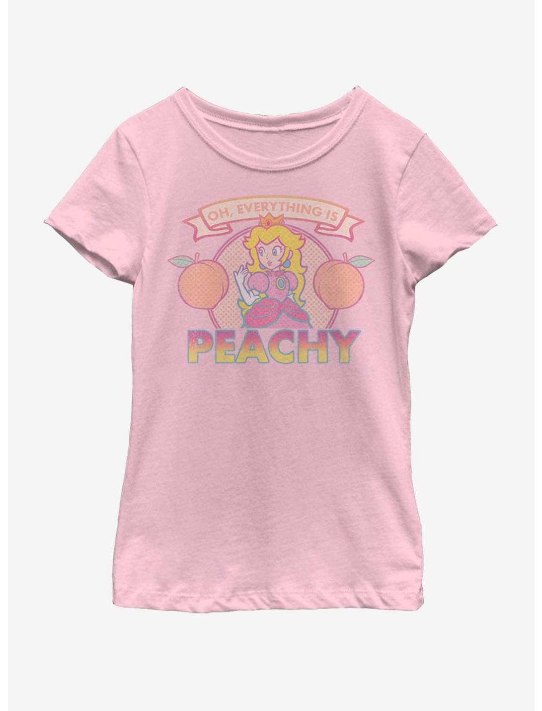 Nintendo Peach Oh Youth Girls T-Shirt, PINK, hi-res