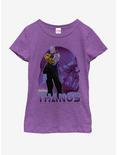 Marvel Thanos Head Youth Girls T-Shirt, PURPLE BERRY, hi-res