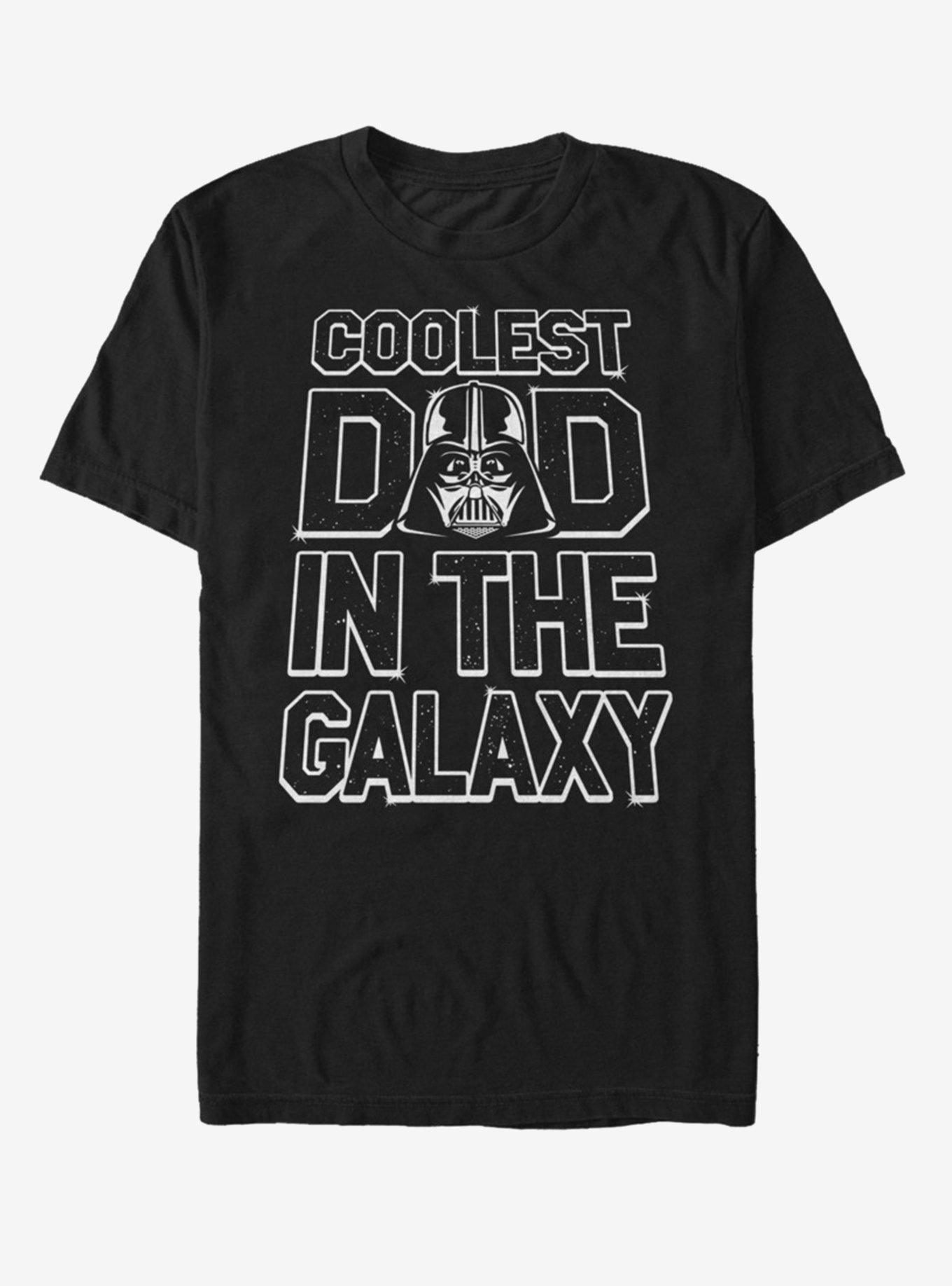 Black Star Wars Galaxy Dad T-Shirt | BoxLunch - BLACK | BoxLunch