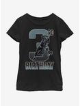 Marvel Black Panther 3rd Bday Youth Girls T-Shirt, BLACK, hi-res